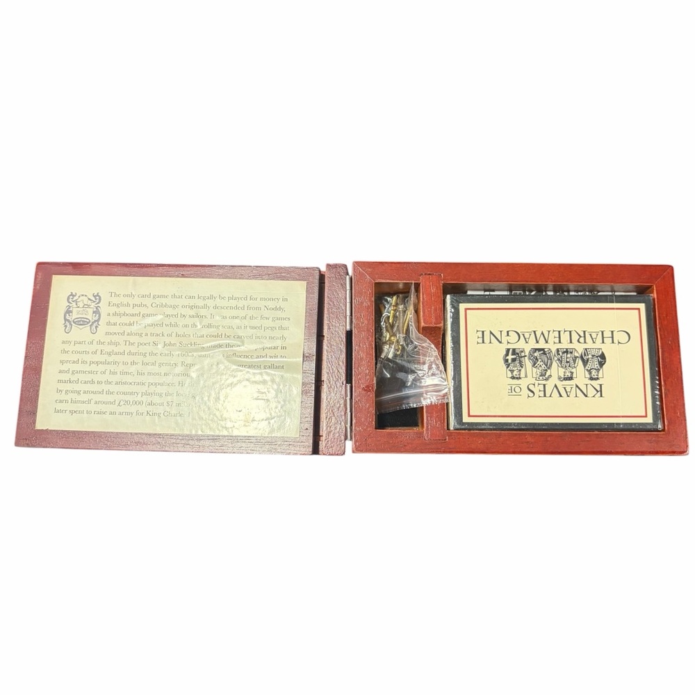 FRONT PORCH CLASSICS KNOB & HEEL TRAVEL CRIBBAGE GAME - Picture 5 of 14